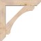 Ekena Millwork Legacy Slat Smooth Bracket w/ Offset Brace, Douglas Fir, 7 1/2"W x 42"D x 42"H BKT0806X42X42LEC06SDF - alternate 2